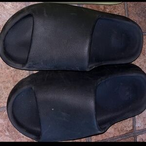 Black Yeezy Slides!